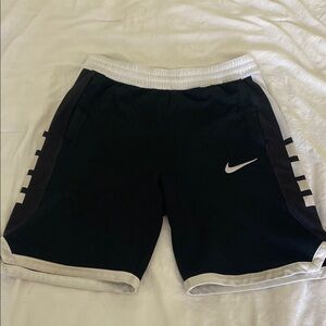 Nike Black and White Athletic Shorts Lightweight Performance